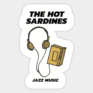 The Hot Sardines / Cassette Tape Style Sticker